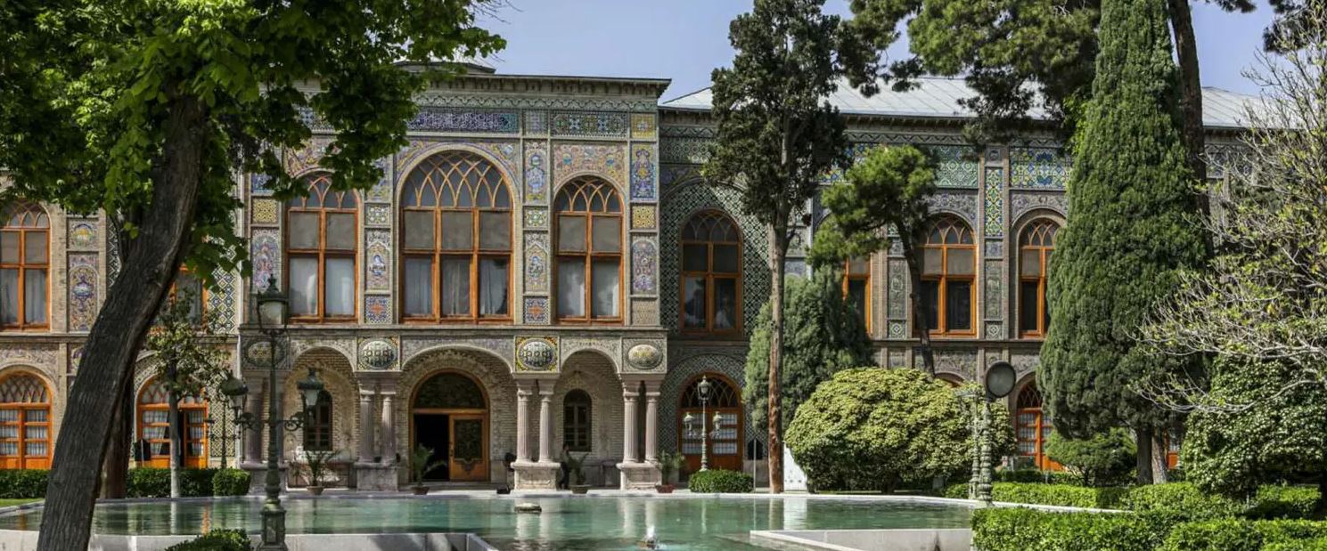 The lavish Golestan Palace is a masterpiece of the Qajar era, embodying the successful integration of earlier Persian crafts and architecture with Western influences. The walled Palace, one of the oldest groups of buildings in Teheran, became the seat of government of the Qajar family, which came into power in 1779 and made Teheran the capital of the country. Built around a garden featuring pools as well as planted areas, the Palace’s most characteristic features and rich ornaments date from the 19th century. It became a centre of Qajari arts and architecture of which it is an outstanding example and has remained a source of inspiration for Iranian artists and architects to this day. It represents a new style incorporating traditional Persian arts and crafts and elements of 18th century architecture and technology.